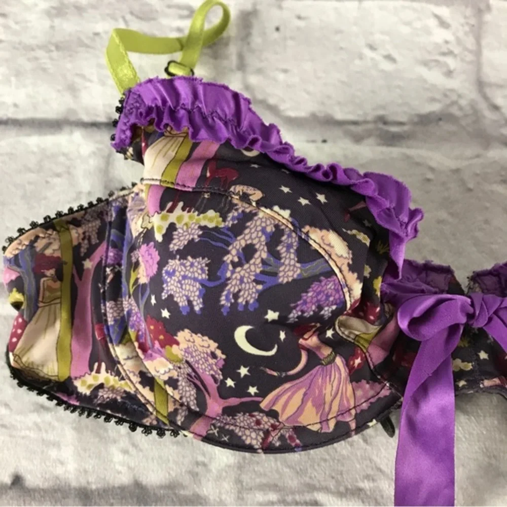 Made in France Princesse Tam•Tam Bra&Panty SET Milkmaid Celestial Moon & Stars